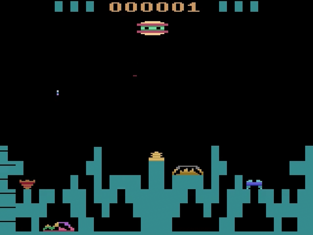 Gama Attack screenshot 2 for Atari 2600